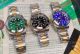Rolex Submariner Two Tone Green Dial Watch Wholesale (5)_th.jpg